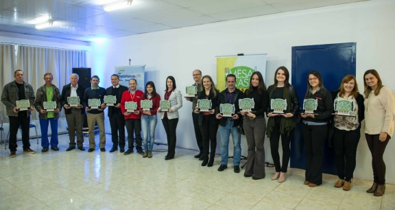 Doadores homenageados no Mesa Brasil. Foto: Ivo Brasil