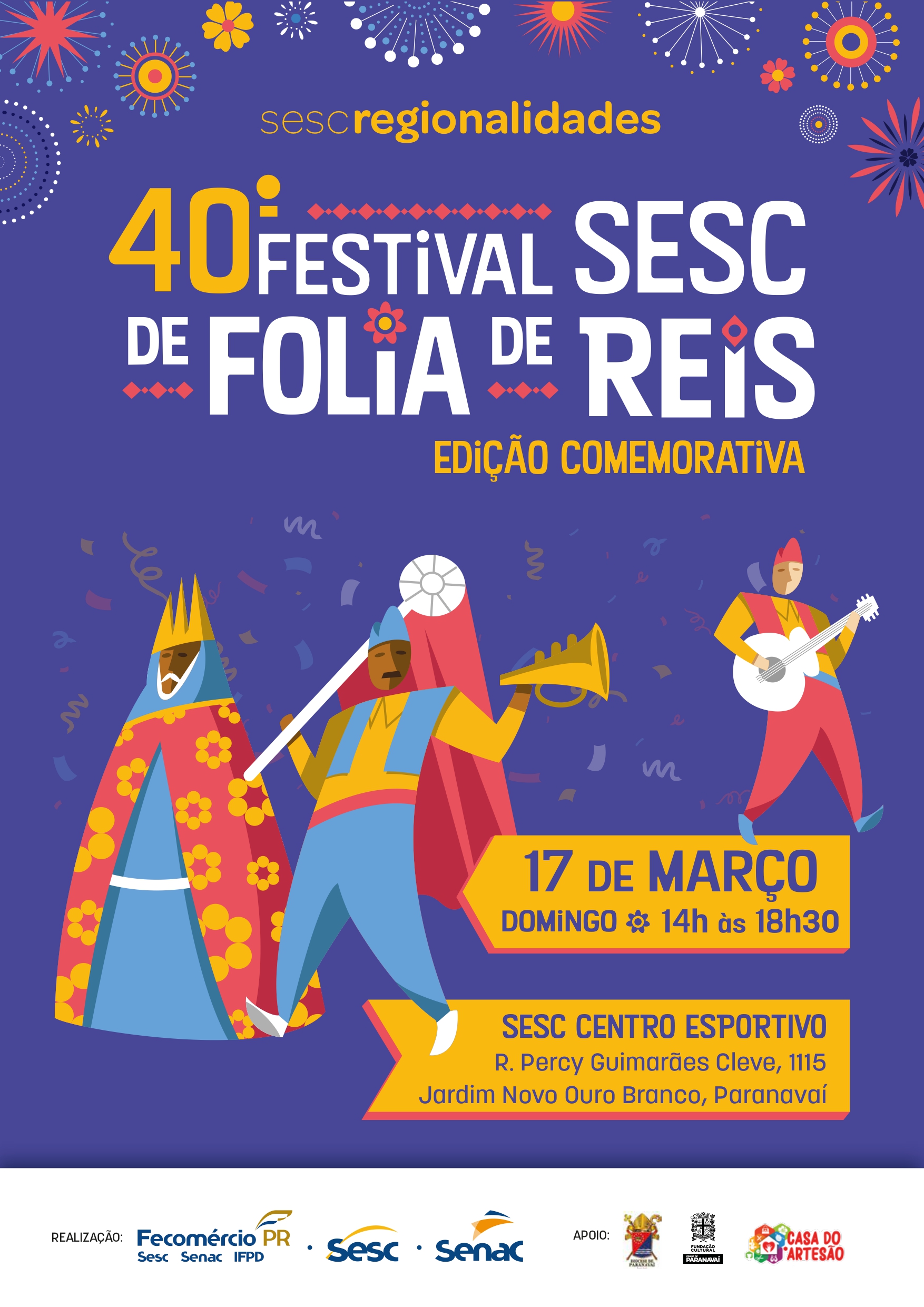 40º Festival Sesc de Folia de Reis - Sesc Paraná