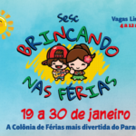 Sesc Brincando nas Férias –  – 13:00