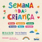 Semana da Criança começa neste sábado no Sesc da Esquina