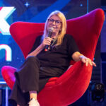 A criminalista e escritora Ilana Casoy fala ao público do Sesc Geek Literacon neste sábado