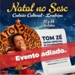 Condições climáticas levam ao adiamento de show de Tom Zé em Londrina