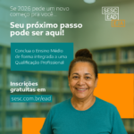 Últimos dias de inscrições para vagas gratuitas na EJA do Sesc PR