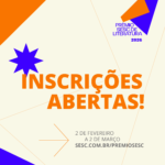 Prêmio Sesc de Literatura lança edital para edição de 2026 